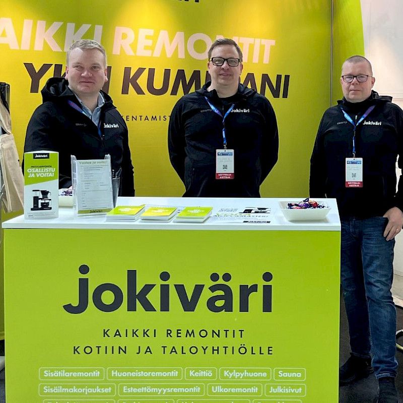 Tervetuloa Rakenna ja Asu 2026 -messuille – Jokiväri osastolla E-21!