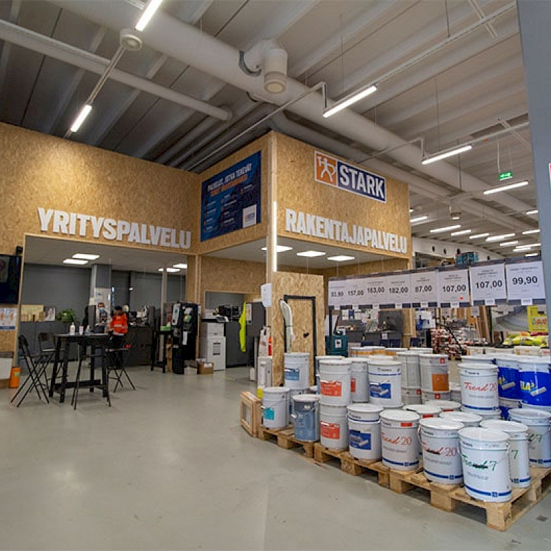 Toimitilaremontti Kuopio Stark