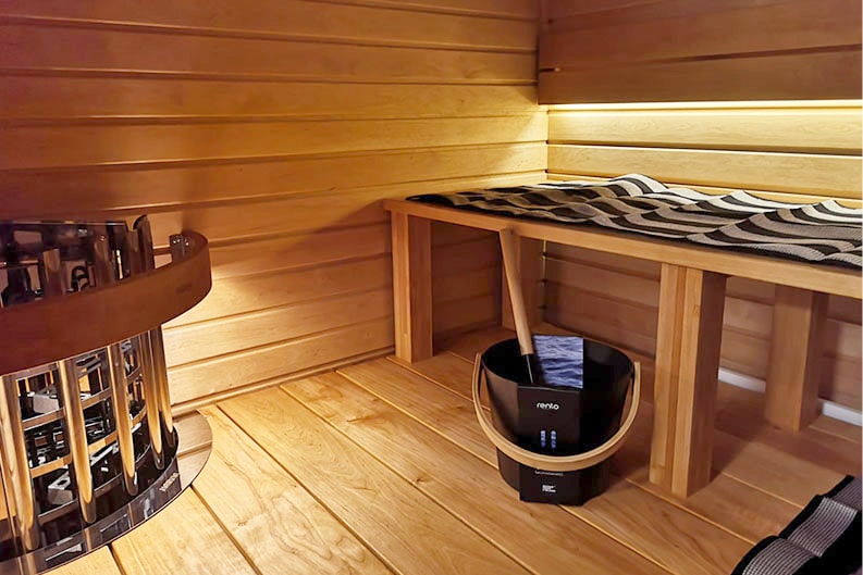 Käytännöllinen ja tyylikäs ratkaisu saunaan