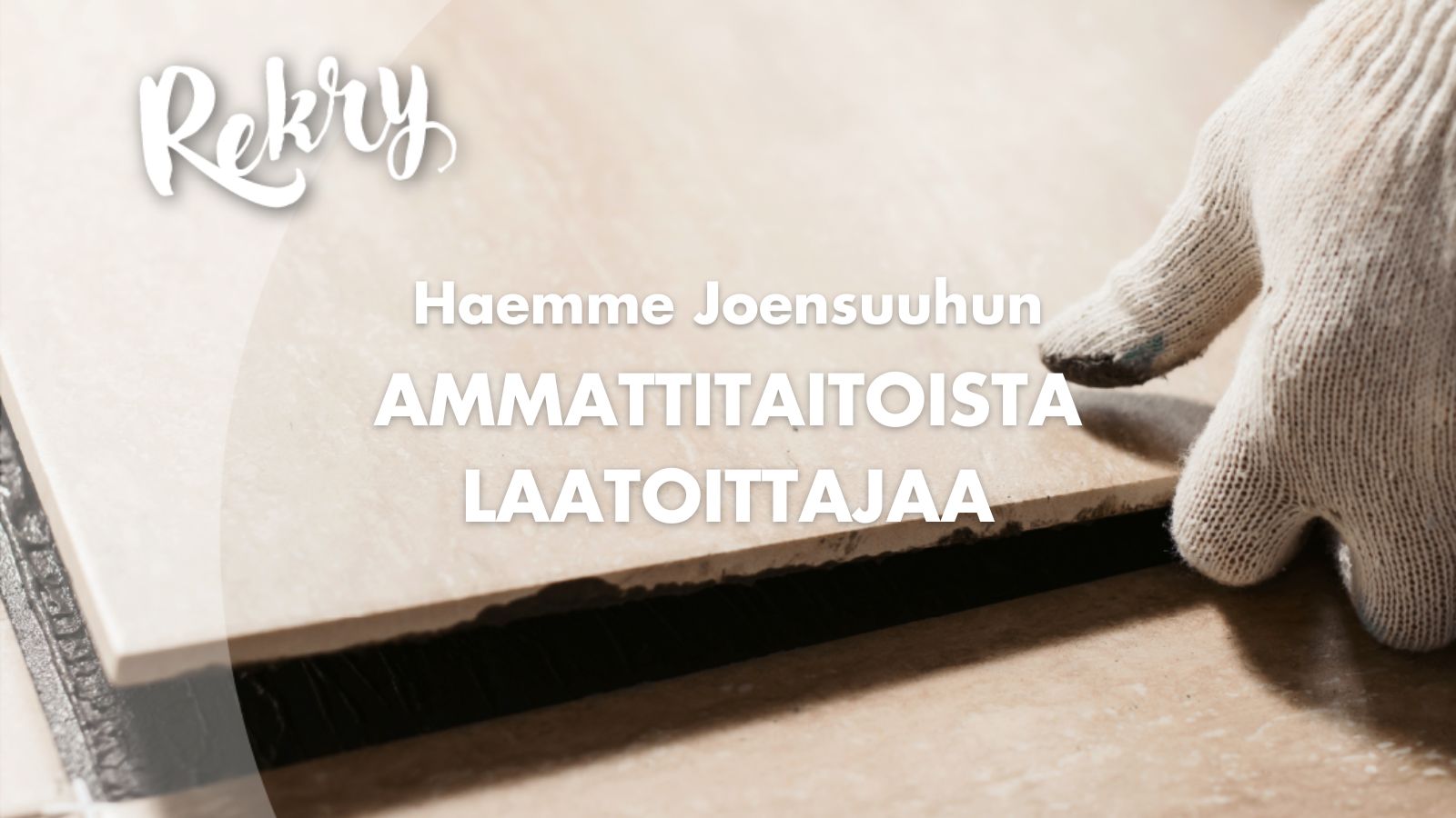 Ammattitaitoinen laatoittaja Joensuuhun